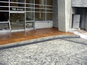 City Of Vancouver Amacon Stamped Concrete Project