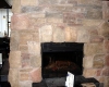 Flexcment Stamped Concrete Fireplace