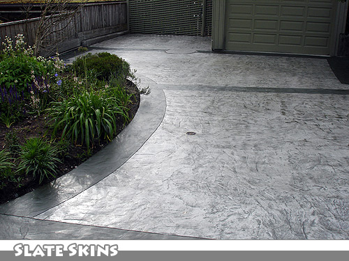Stamped Concrete Driveway