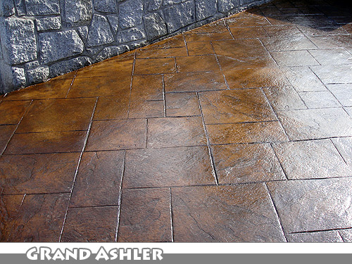 Stamped Concrete Driveway