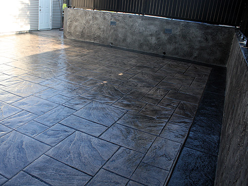 Stamped Concrete Driveway