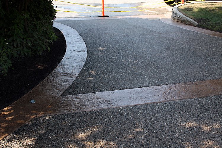 Stamped Concrete Driveway